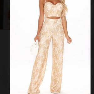 Gold two piece Pant set